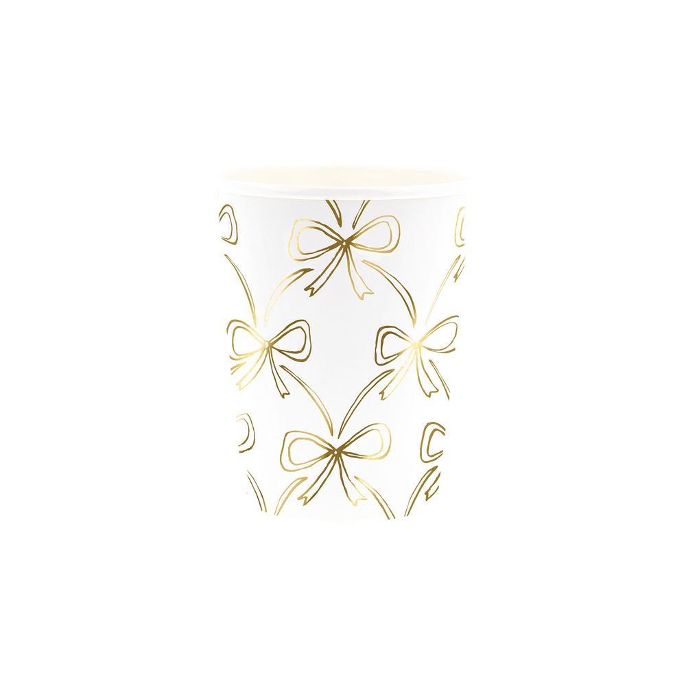 Picture of Gold Bow Cups (x 8)