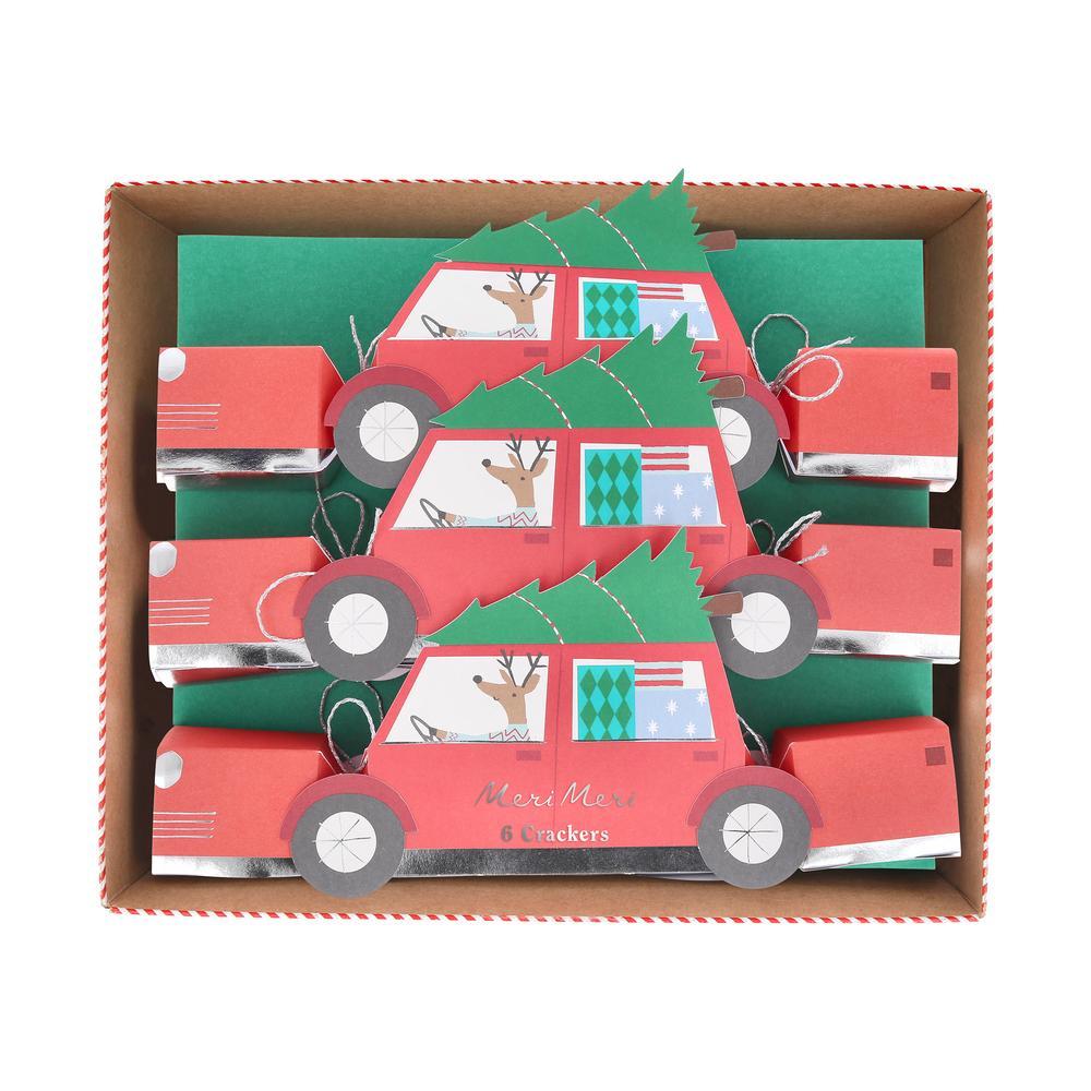 Picture of Reindeer In Car Crackers (x 6)