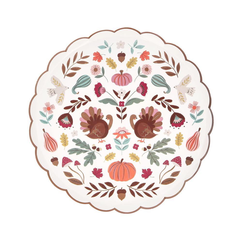 Picture of Folk Fall Side Plates (x 8)
