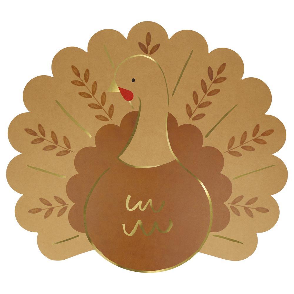 Picture of Folk Turkey Paper Placemats (x 12)