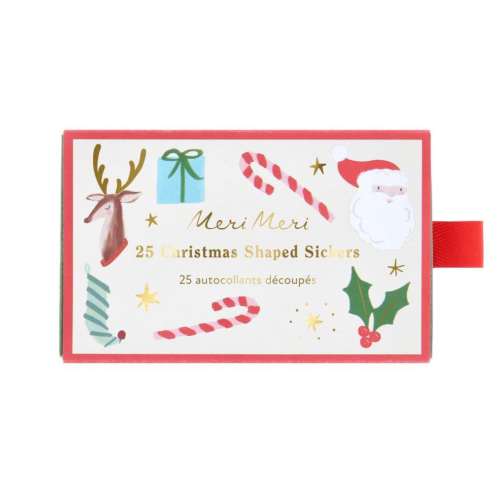 Picture of Christmas Shaped Stickers (x 25 stickers)
