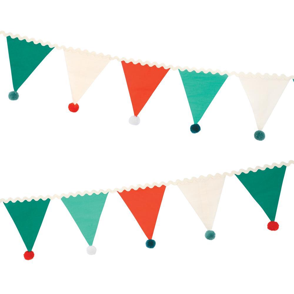 Picture of Christmas Pompom Flag Garland