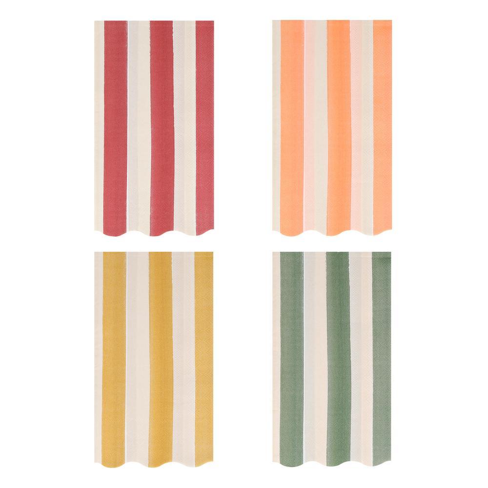 Picture of Fall Stripe Guest Towels (x 16)