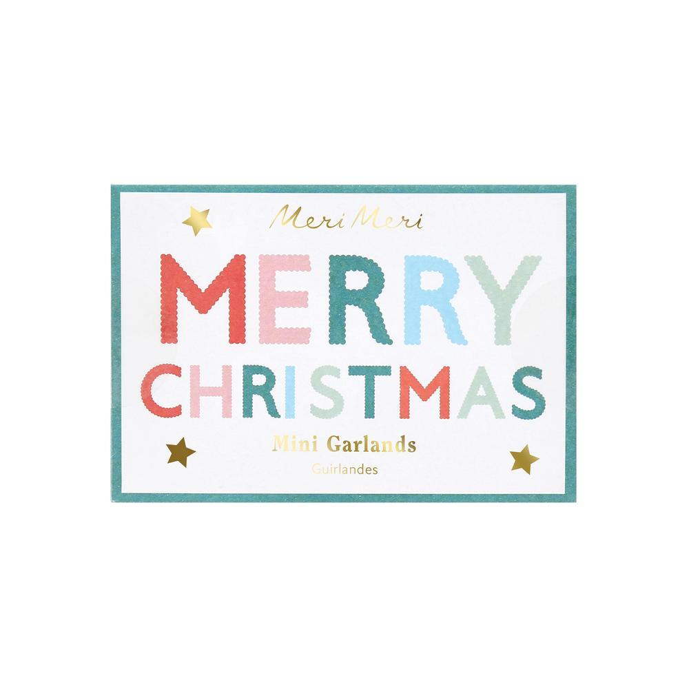 Picture of Merry Christmas Mini Matchbox Garland Set