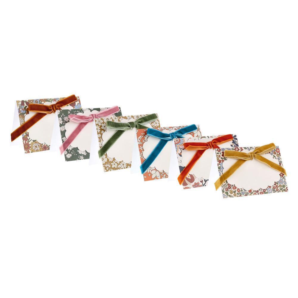 Picture of Meri Meri x Liberty Fall Place Cards (x 6)