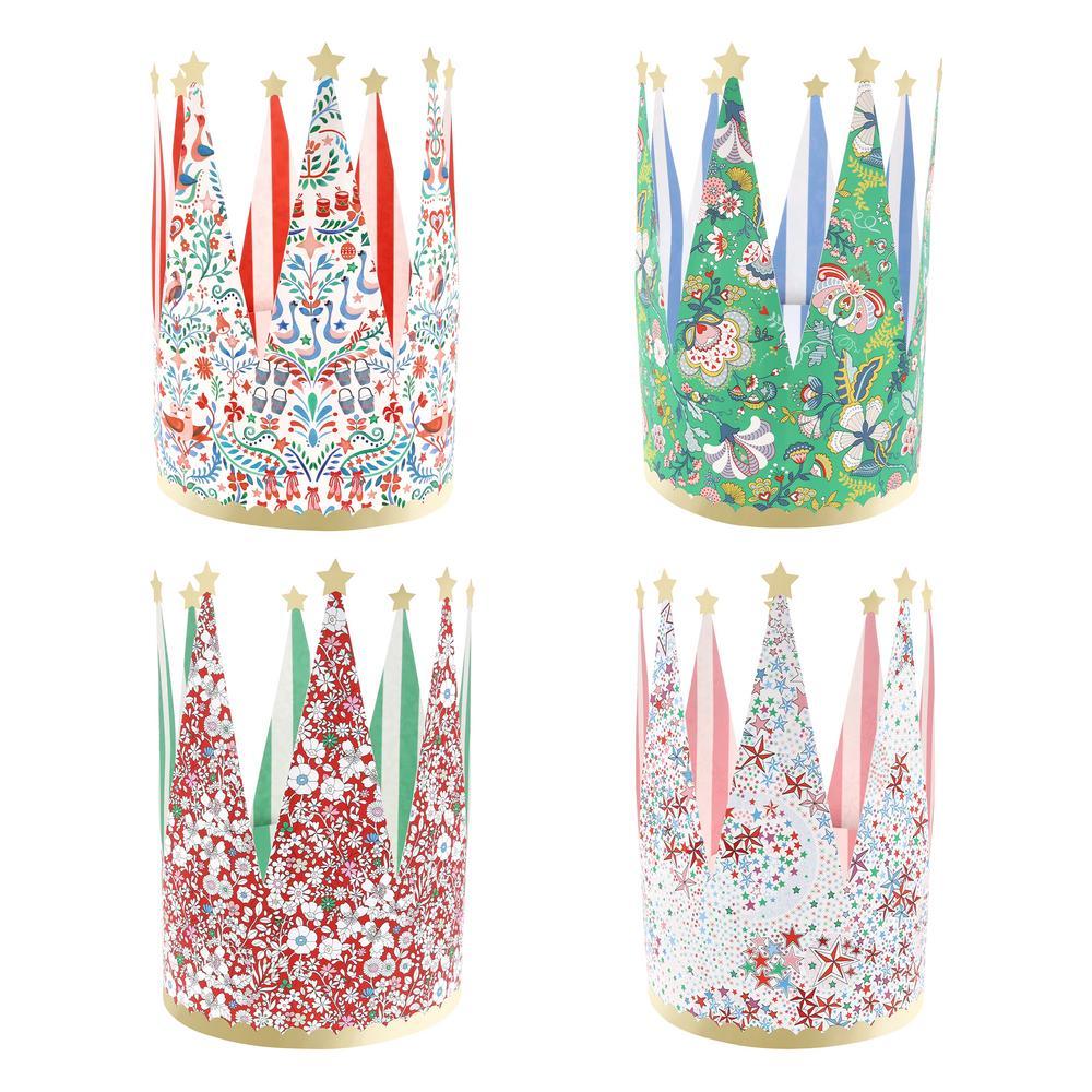 Picture of Meri Meri x Liberty Festive Party Crowns (x 8)