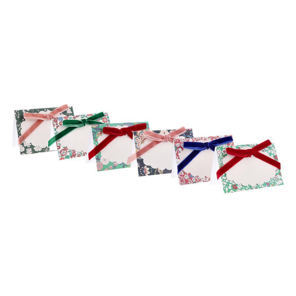 Picture of Meri Meri x Liberty Winter Place Cards (x 6)