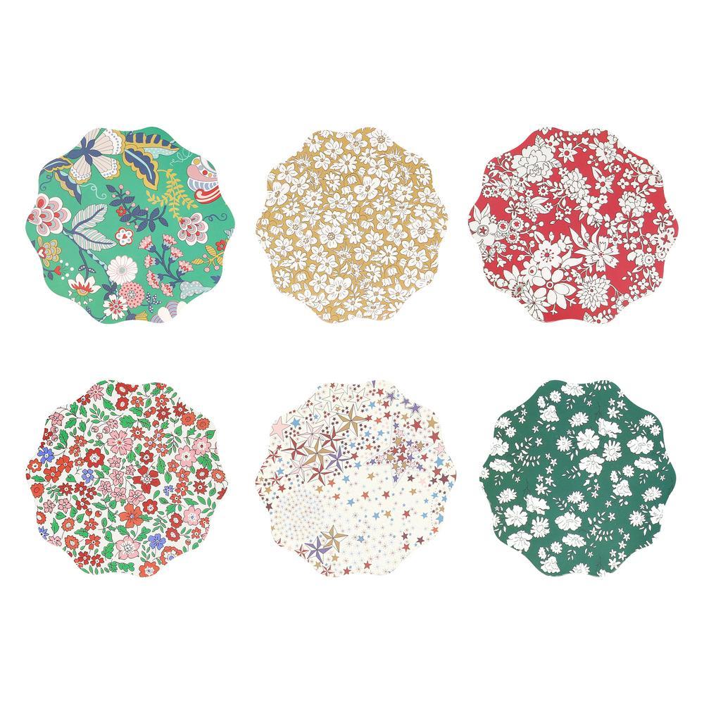 Picture of Meri Meri x Liberty Winter Coasters (x 6)