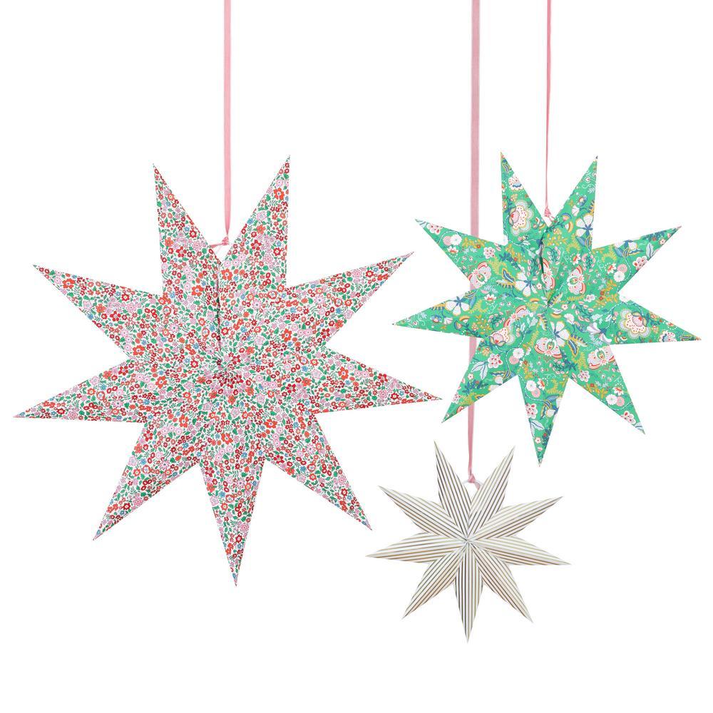 Picture of Meri Meri x Liberty Star Decorations (x 3)