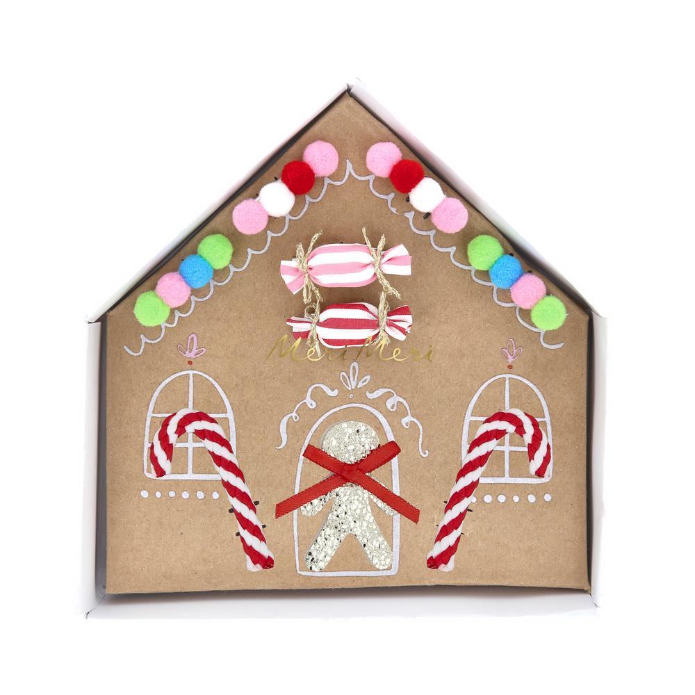 Picture of Gingerbread House Hair Clips (x 9)
