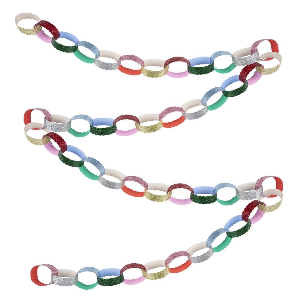 Picture of Glitter Paper Chains Set