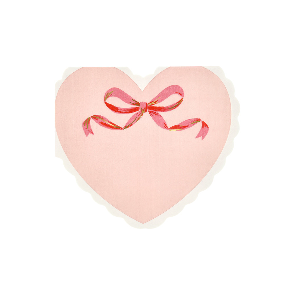Picture of Coquette Heart Large Napkins (x 16)