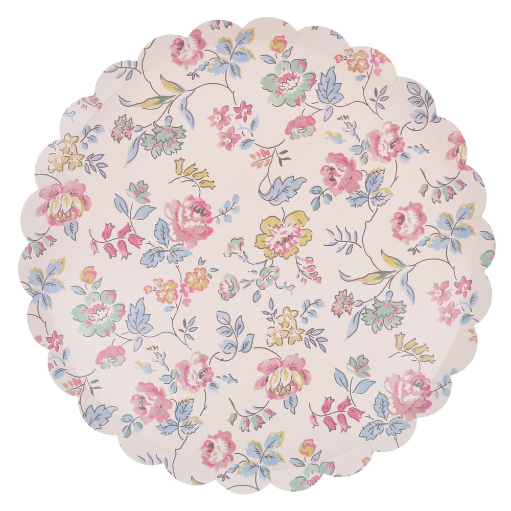 Picture of Pink Chintz Dinner Plates (x 8)