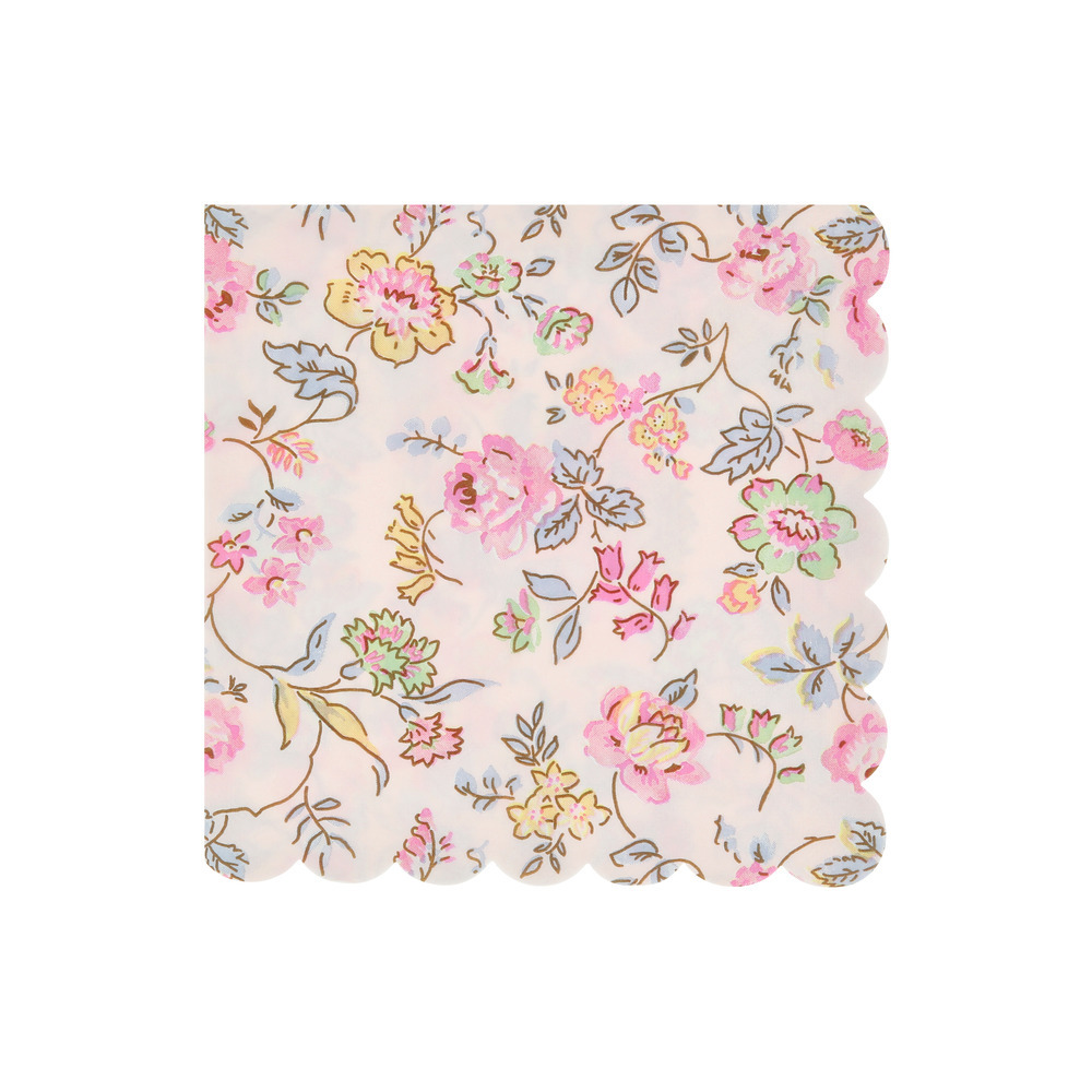 Picture of Pink Chintz Large Napkins (x 16)