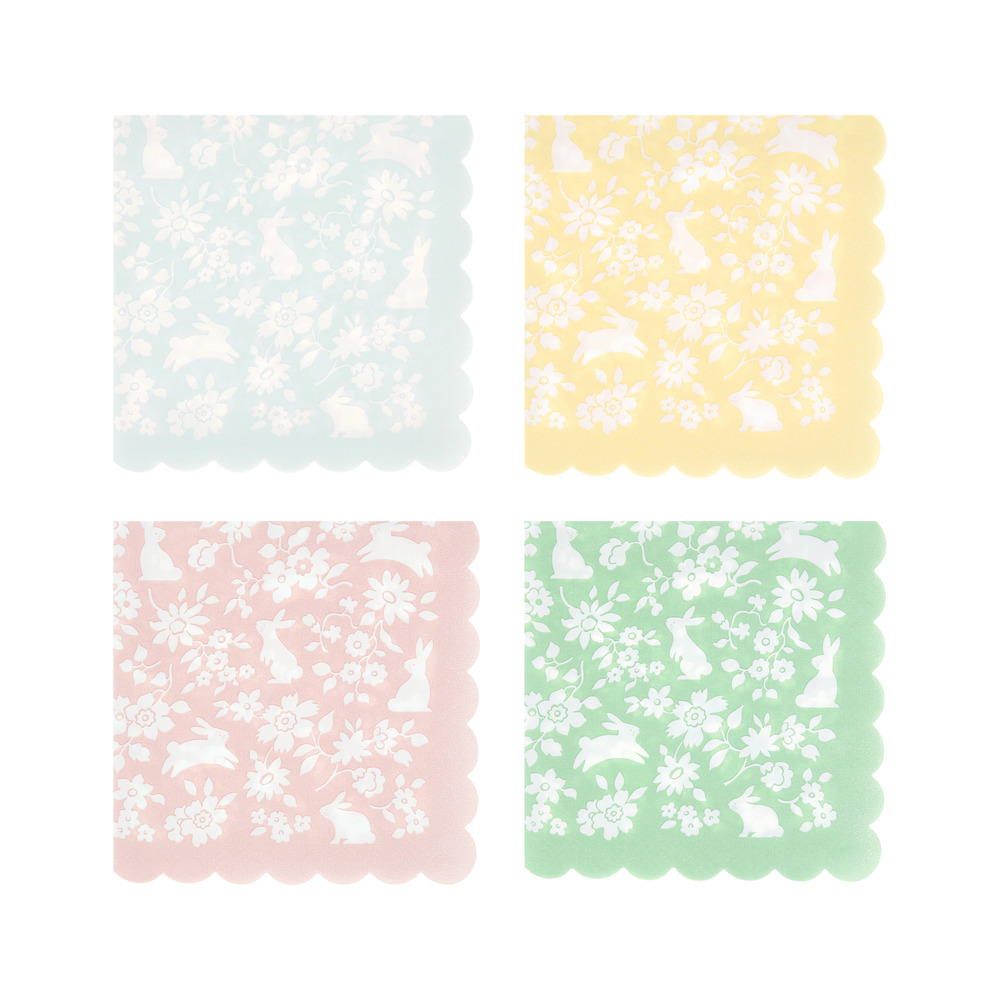 Picture of Ditsy Bunny Small Napkins (x 16)