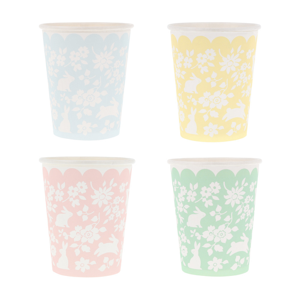Picture of Ditsy Bunny Cups (x 8)