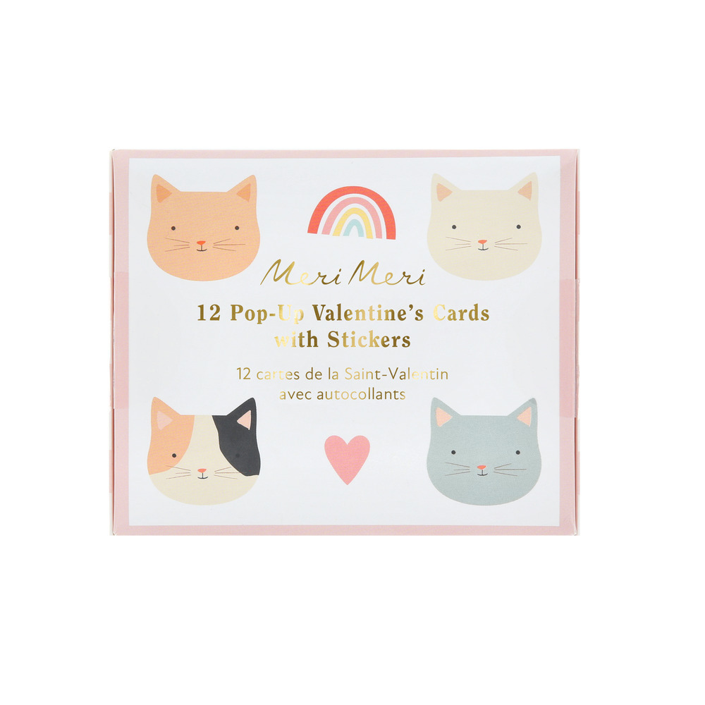 Picture of Cat Valentine's Cards & Stickers Set (x 12)