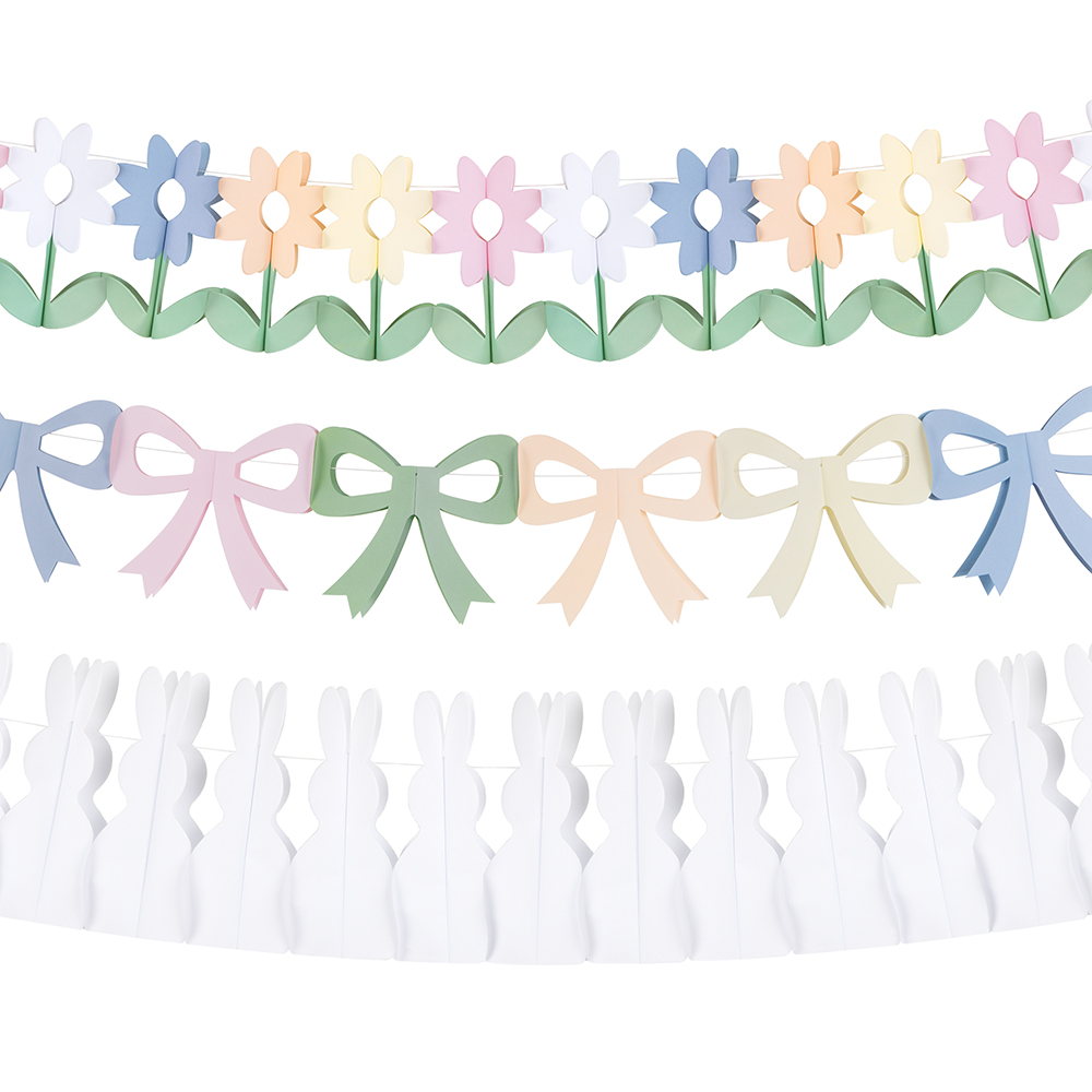 Picture of Bunny Paper Garland Set