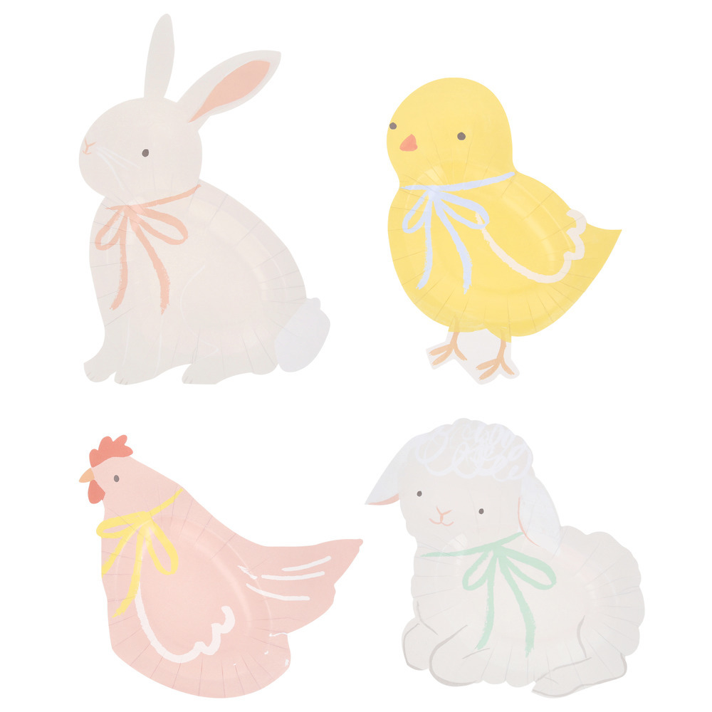 Picture of Spring Animals Plates (x 8)