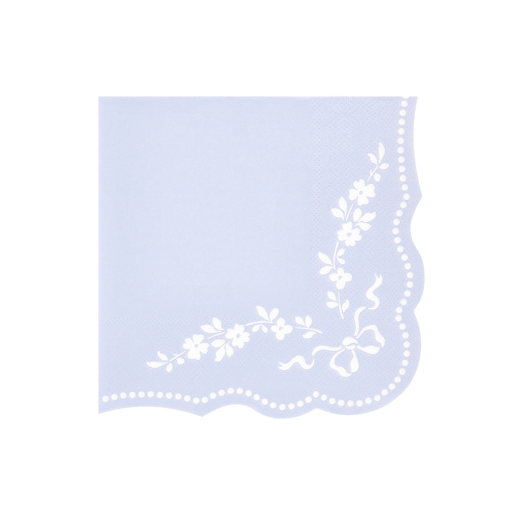Picture of Rococo Blue Large Napkins (x 16)