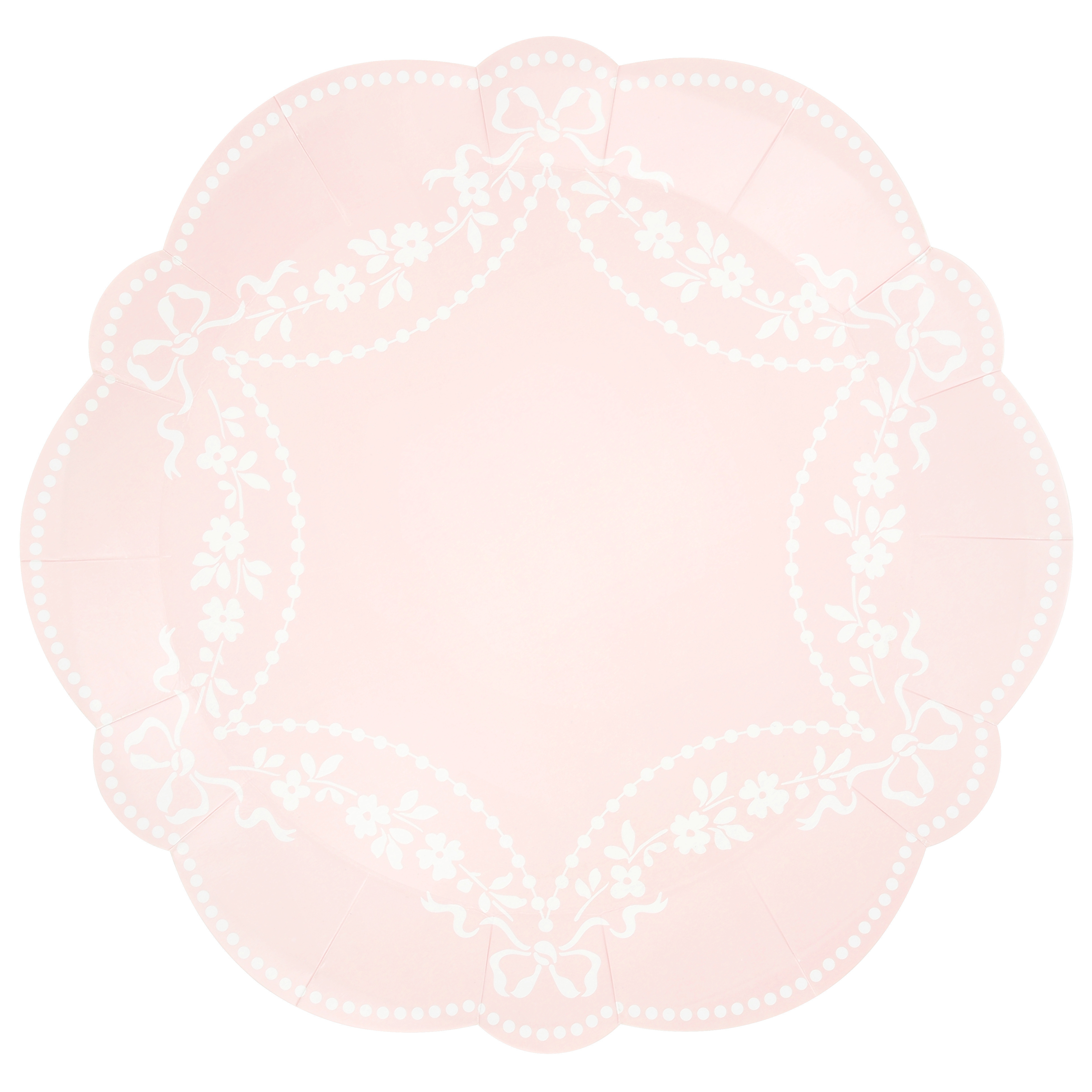 Picture of Rococo Pink Dinner Plates (x 8)