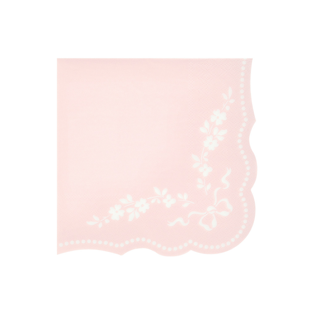 Picture of Rococo Pink Large Napkins (x 16)