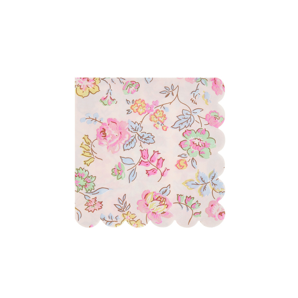 Picture of Pink Chintz Small Napkins (x 16)