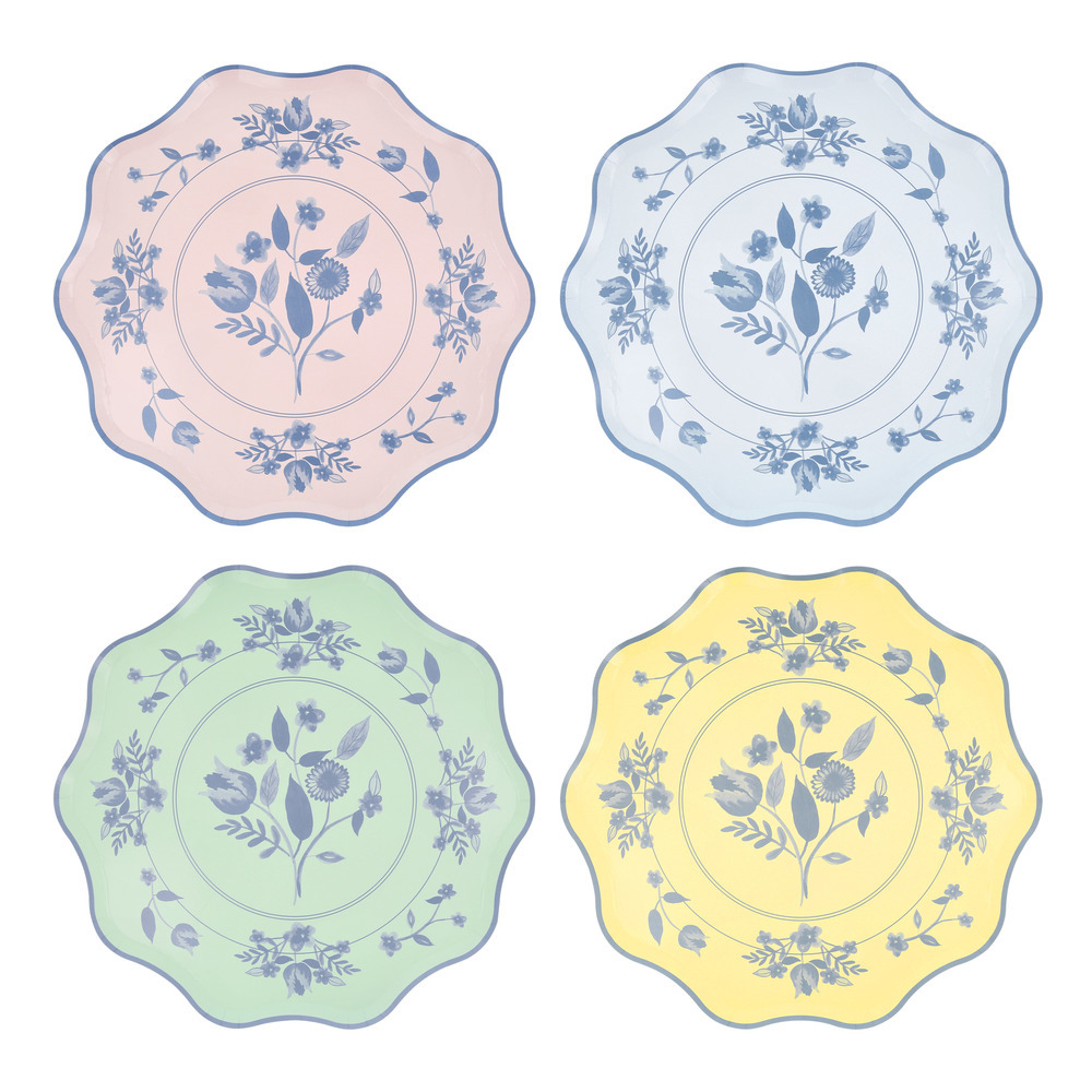Picture of Vintage Botanical Side Plates (x 8)