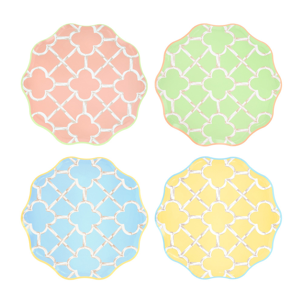 Picture of Bamboo Pattern Side Plates (x 8)