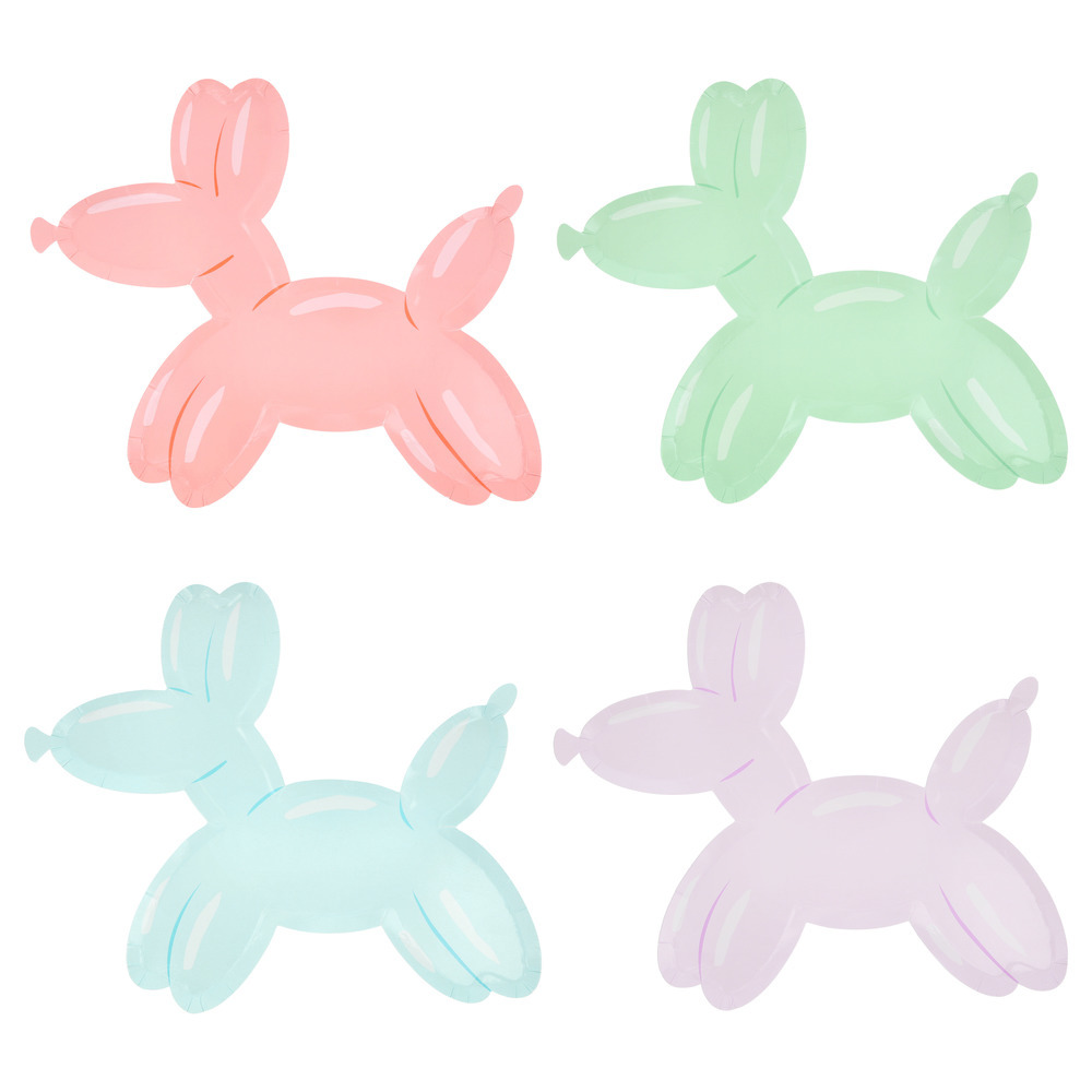 Picture of Balloon Dog Plates (x 8)