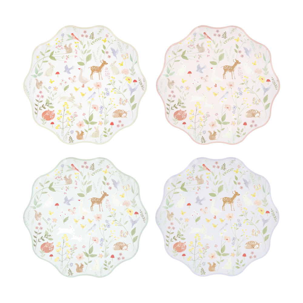 Picture of Little Animals Side Plates (x 8)