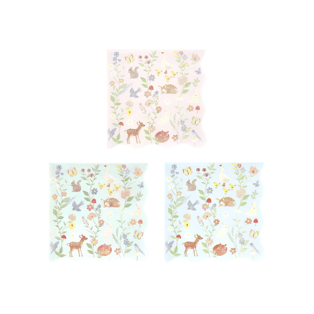 Picture of Little Animals Small Napkins (x 16)