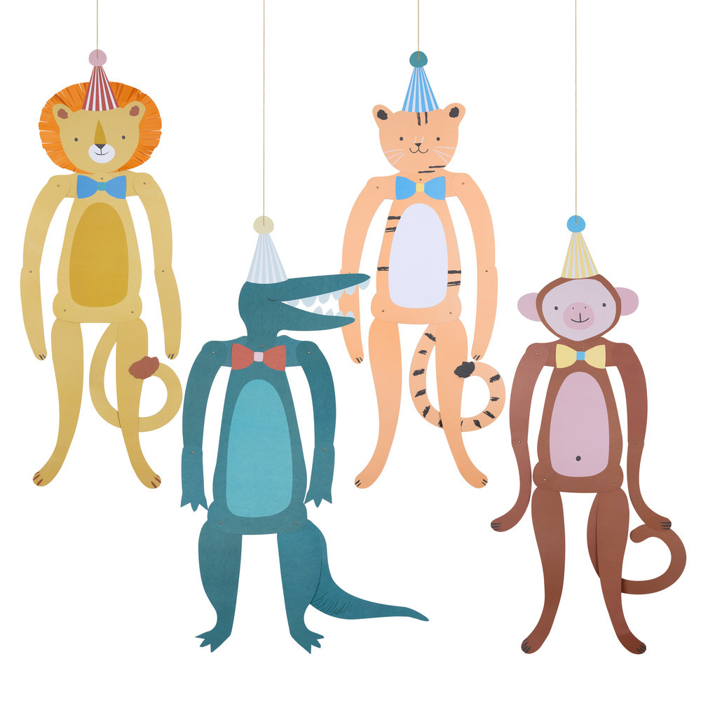Picture of Animal Parade Decorations (x 4)