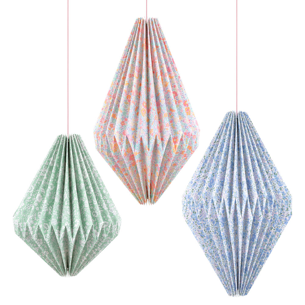 Picture of Meri Meri x Liberty Origami Lantern Decorations (x