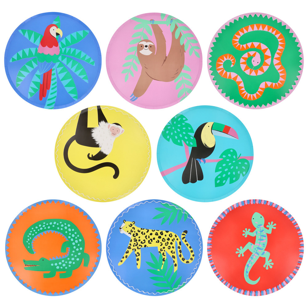 Picture of Jungle Jamboree Dinner Plates (x 8)