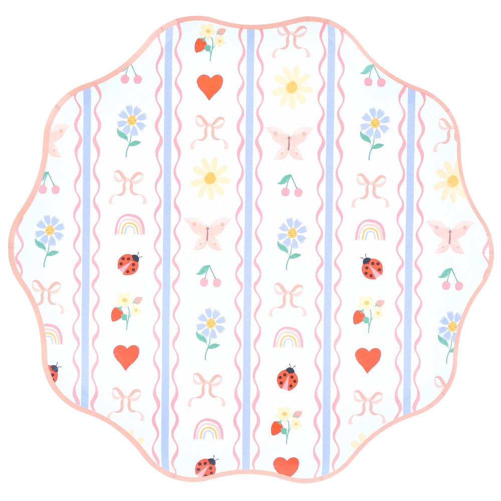 Picture of Little Garden Dinner Plates (x 8)