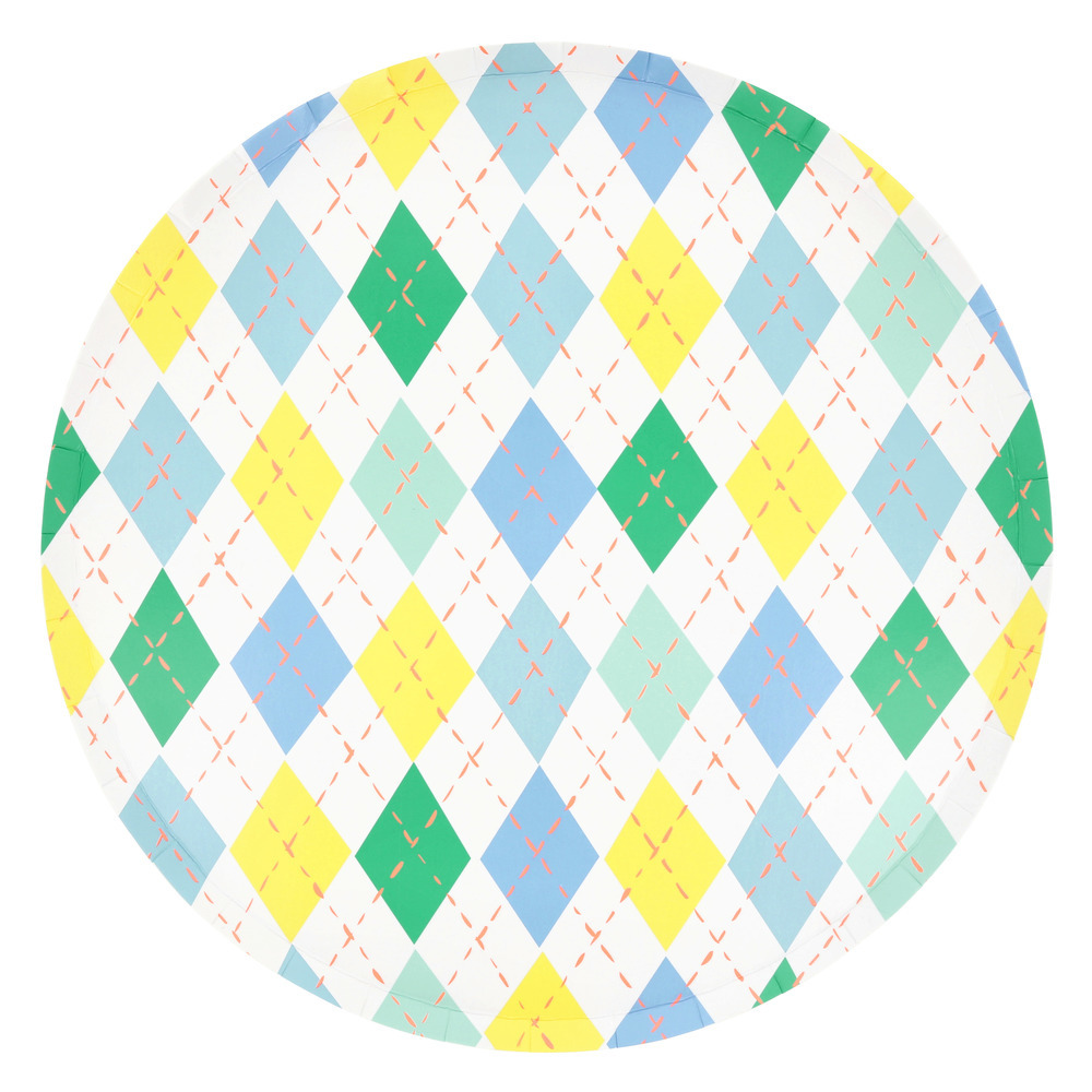 Picture of Argyle Dinner Plates (x 8)