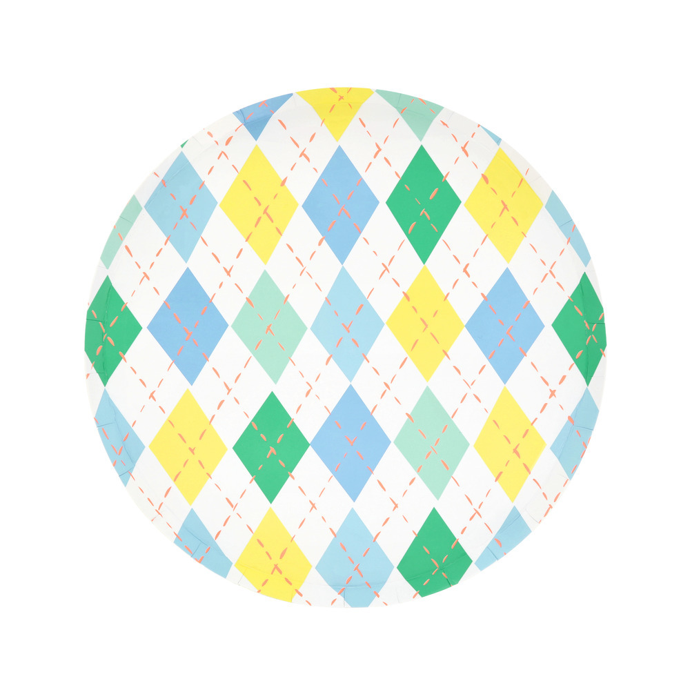 Picture of Argyle Side Plates (x 8)