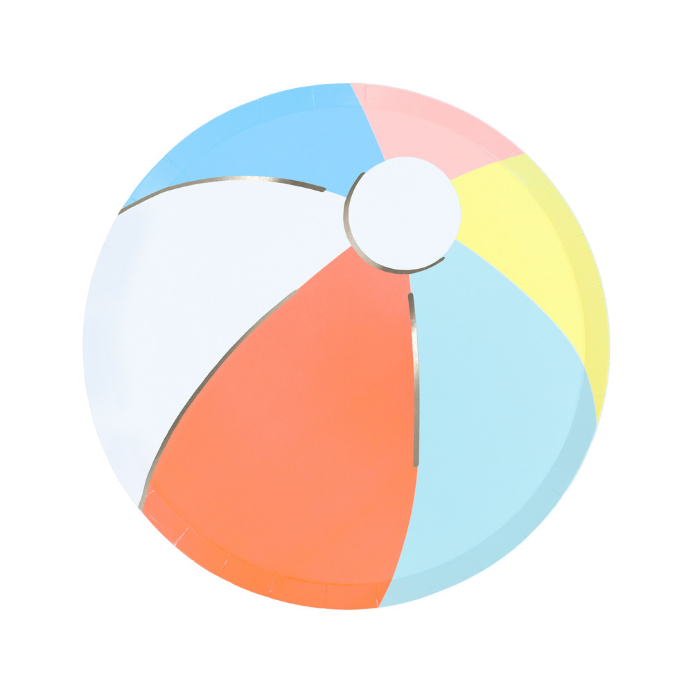 Picture of Beach Ball Side Plates (x 8)