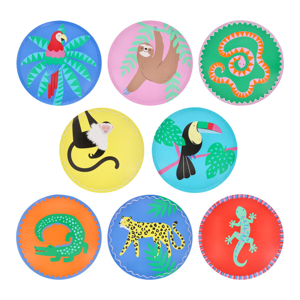 Picture of Jungle Jamboree Side Plates (x 8)