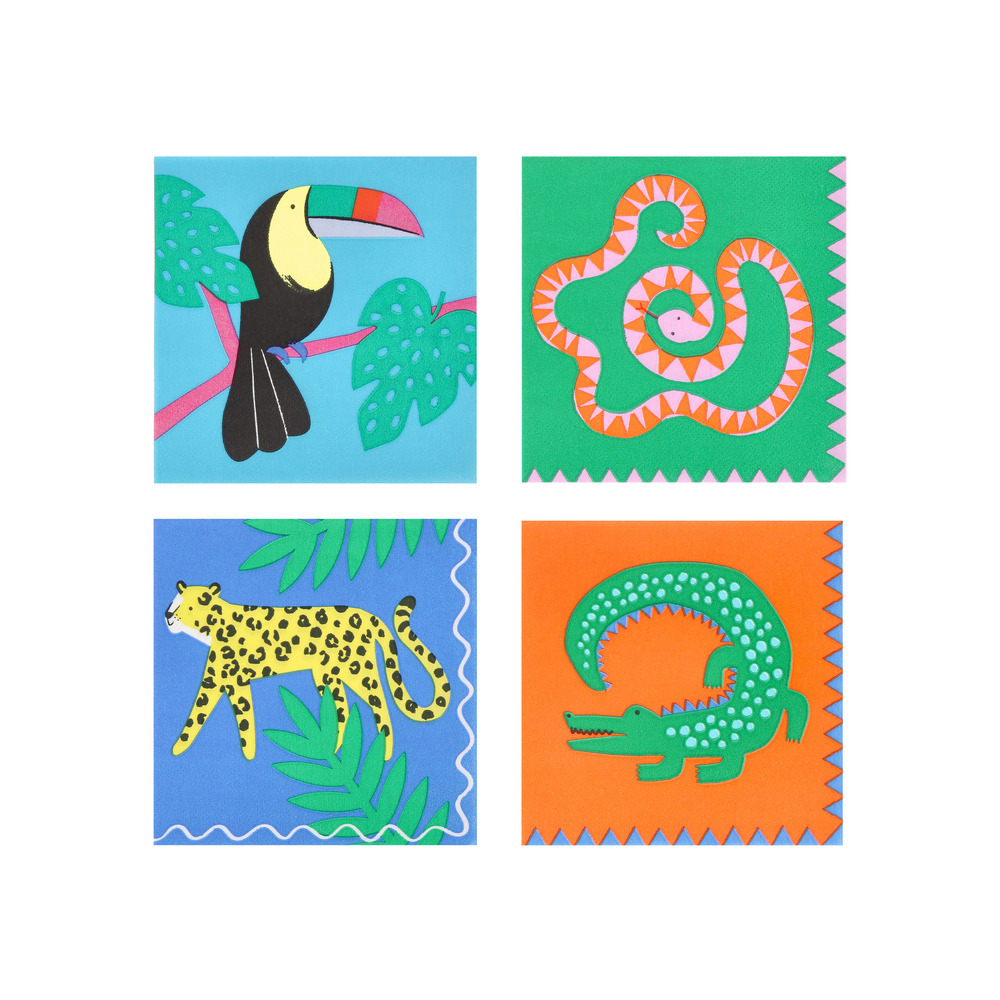 Picture of Jungle Jamboree Small Napkins (x 16)