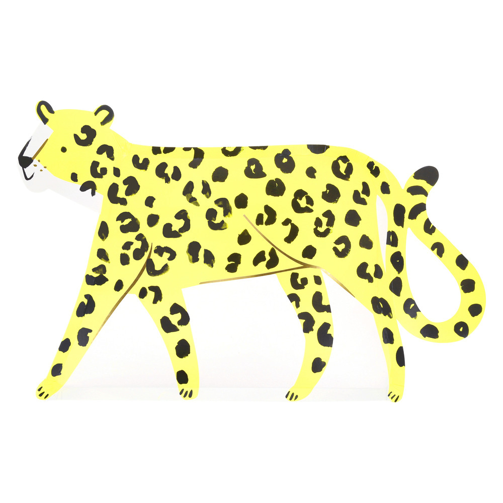 Picture of Jaguar Shaped Plates (x 8)