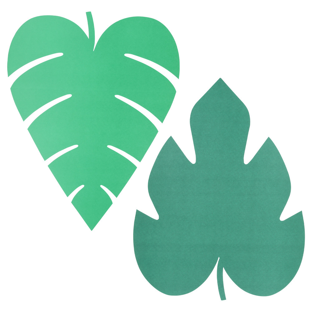 Picture of Tropical Leaf Paper Placemats (x 12)