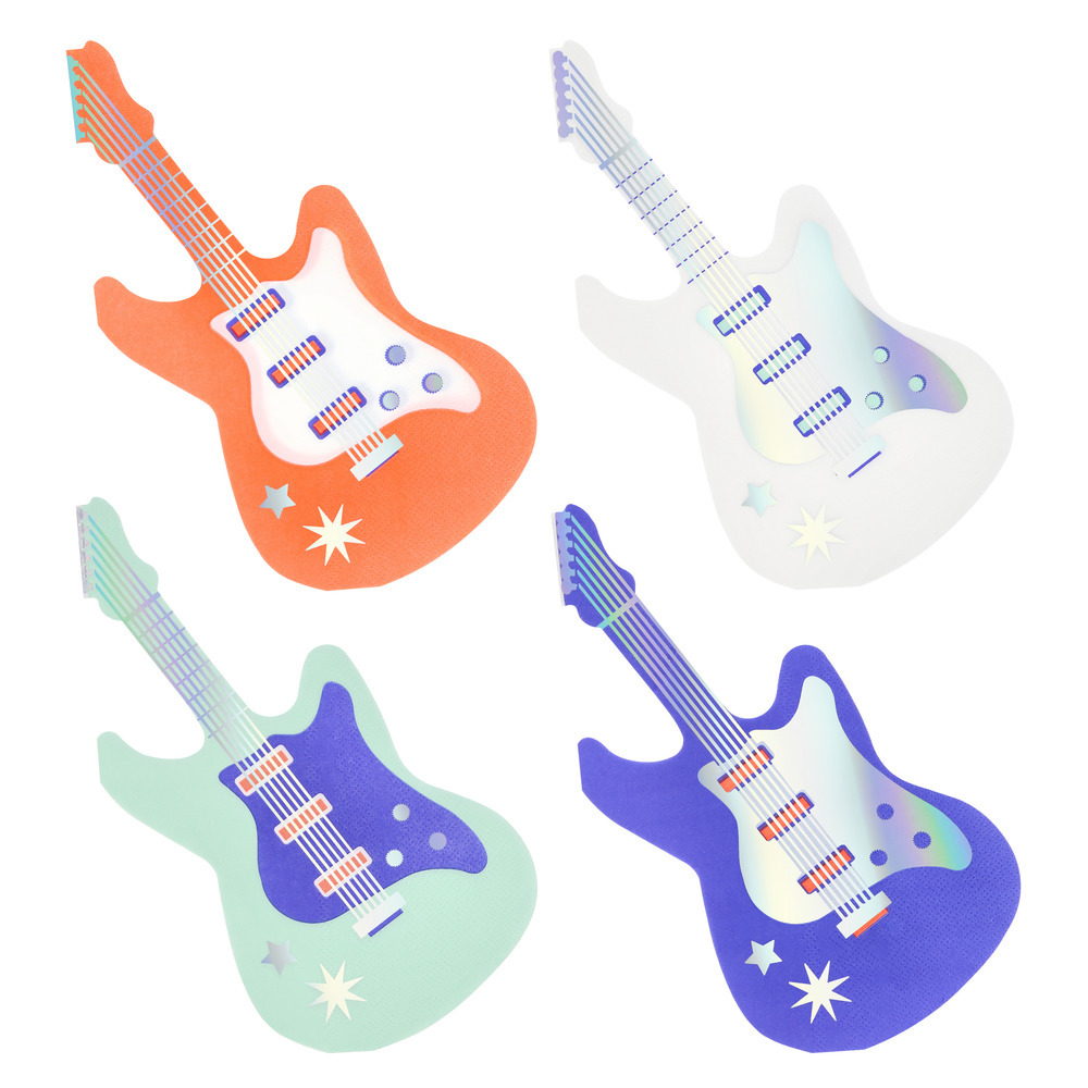Picture of Electric Guitar Napkins (x 16)