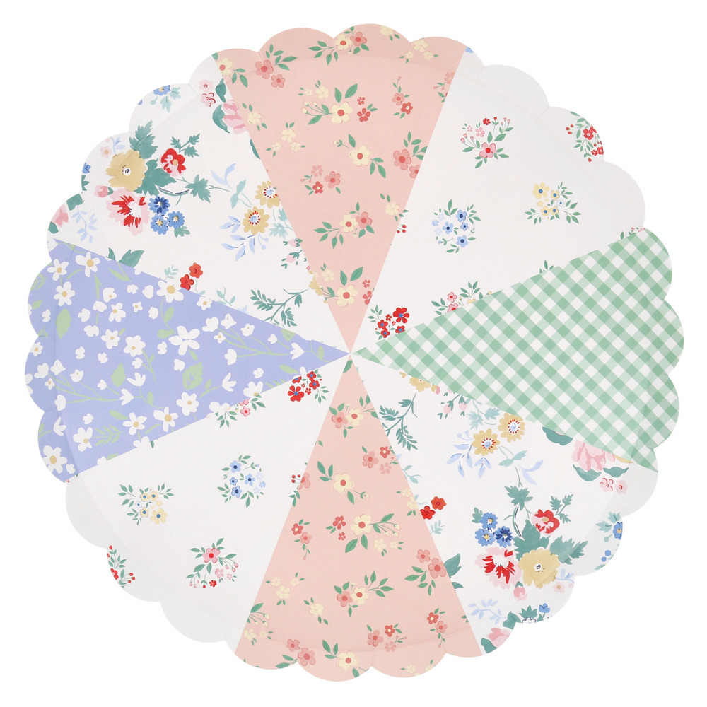 Picture of Patchwork Dinner Plates (x 8)