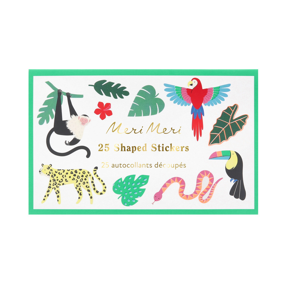 Picture of Jungle Jamboree Shaped Stickers (x 25 stickers)