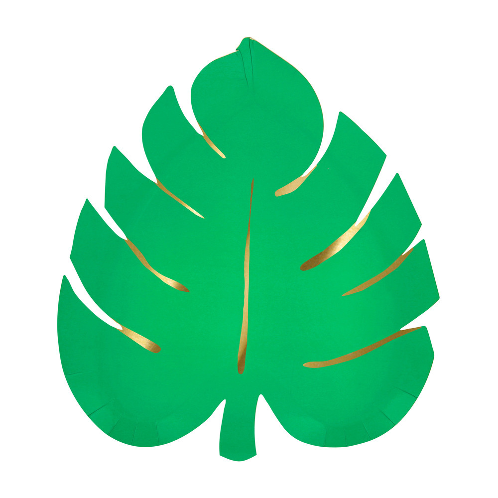 Picture of Tropical Leaf Plates (x 8)