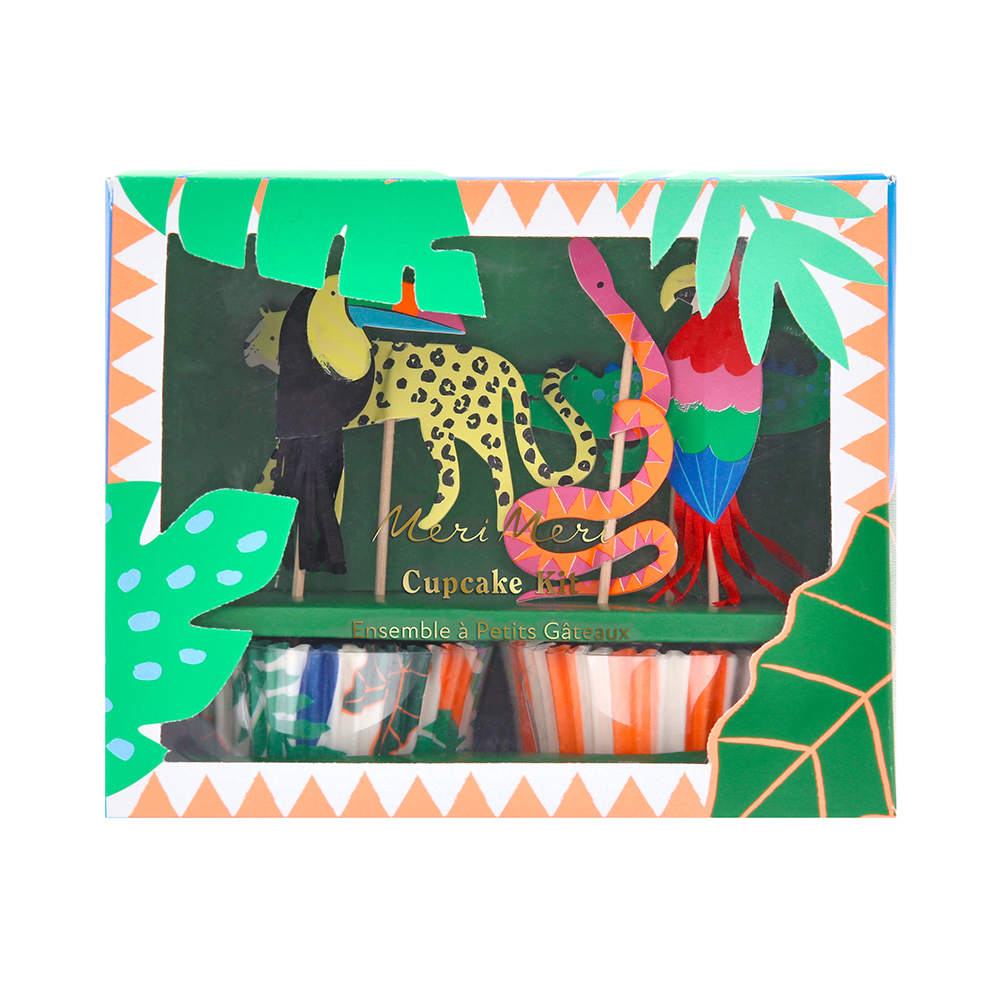 Picture of Jungle Jamboree Cupcake Kit (x 24 toppers)