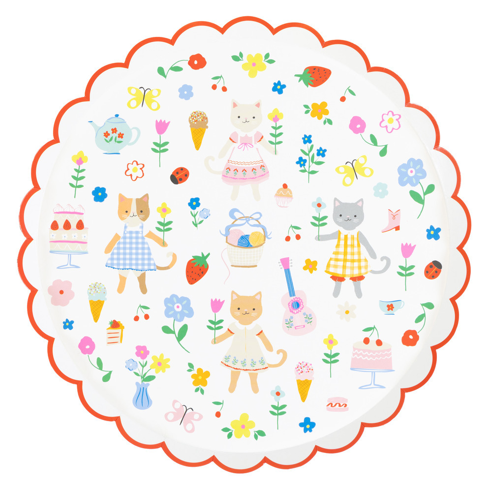 Picture of Kitten Club Dinner Plates (x 8)