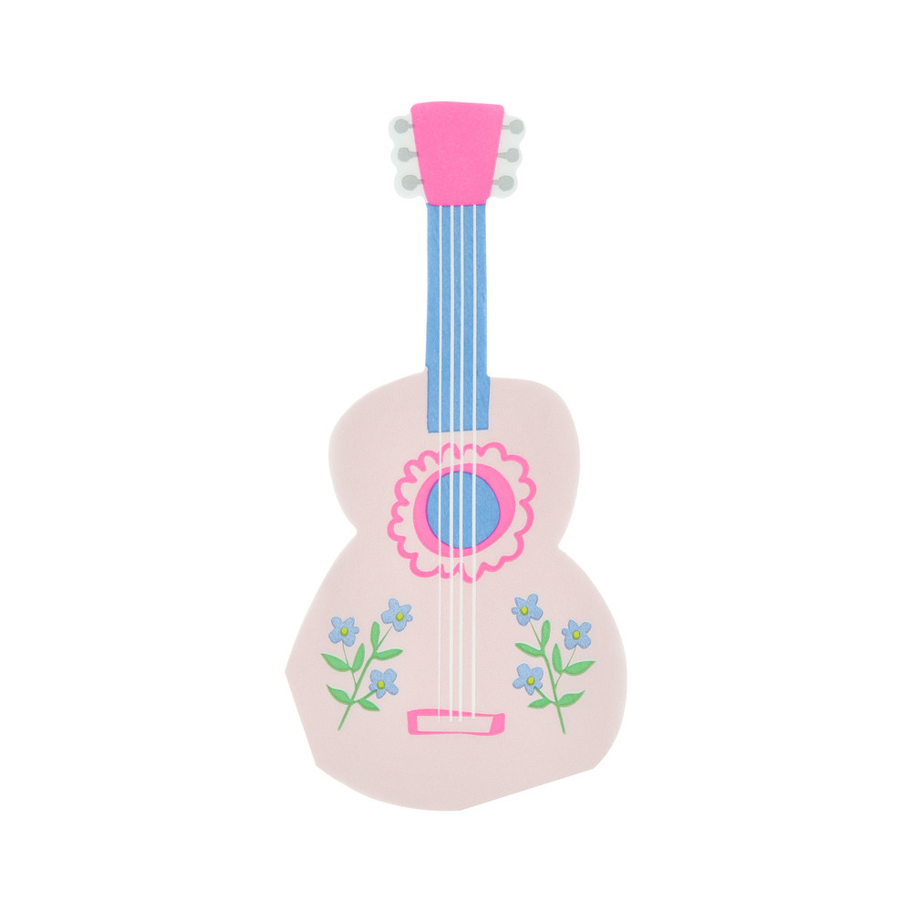 Picture of Pink Guitar Shaped Napkins (x 16)